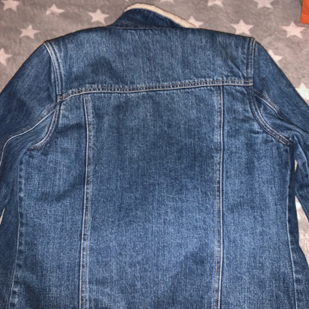 Fuzzy Jean Jacket - image 2